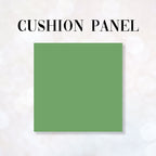 CUSHION CO-ORD Leopard Green Fabric Panel
