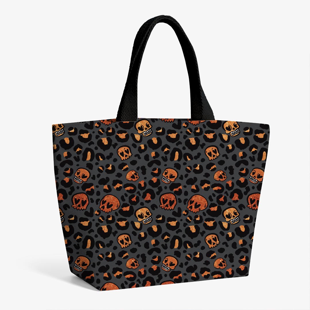 Leopard Skulls Fabric