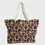 Leopard Spots Beige Fabric