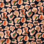 Leopard Spots Dark Grey Fabric