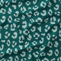Leopard Spots Jade Fabric