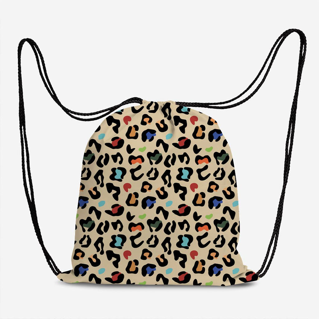Leopard Spots on Beige Fabric