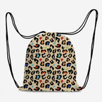 Leopard Spots on Beige Fabric