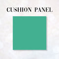 CUSHION CO-ORD Leopard Teal Fabric Panel