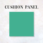 CUSHION CO-ORD Leopard Teal Fabric Panel
