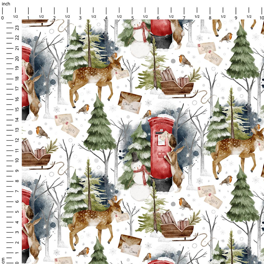 Letters To Santa Fabric