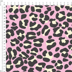 Light Pink Leopard Fabric