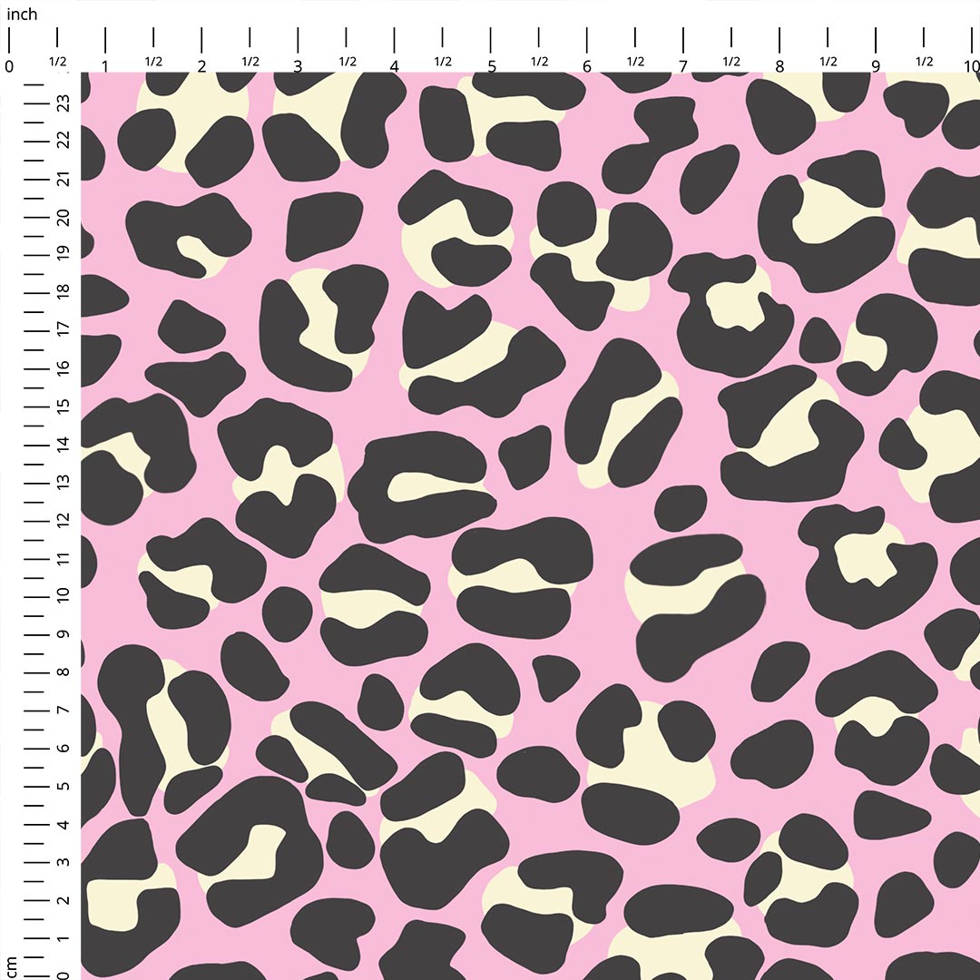 Light Pink Leopard Fabric