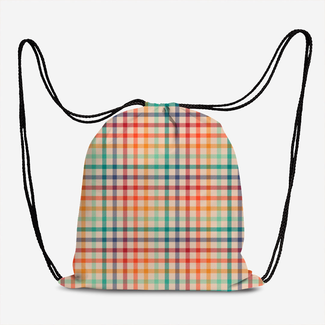 Light Rainbow Plaid Fabric 554