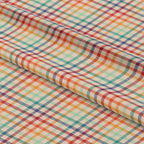 Light Rainbow Plaid Fabric 554