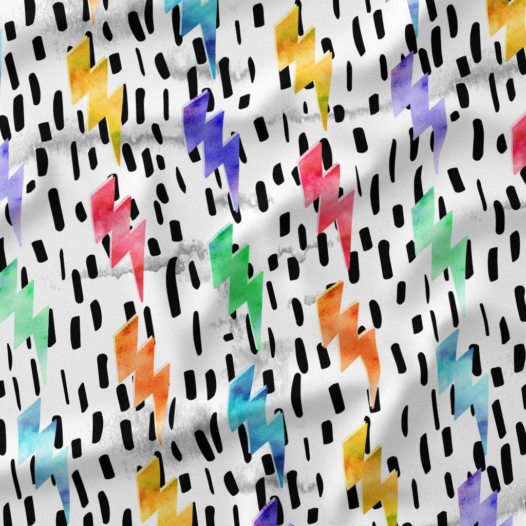 Lightning Bolts Fabric