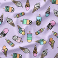 Lilac Ice Cream Fabric