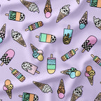 Lilac Ice Cream Fabric