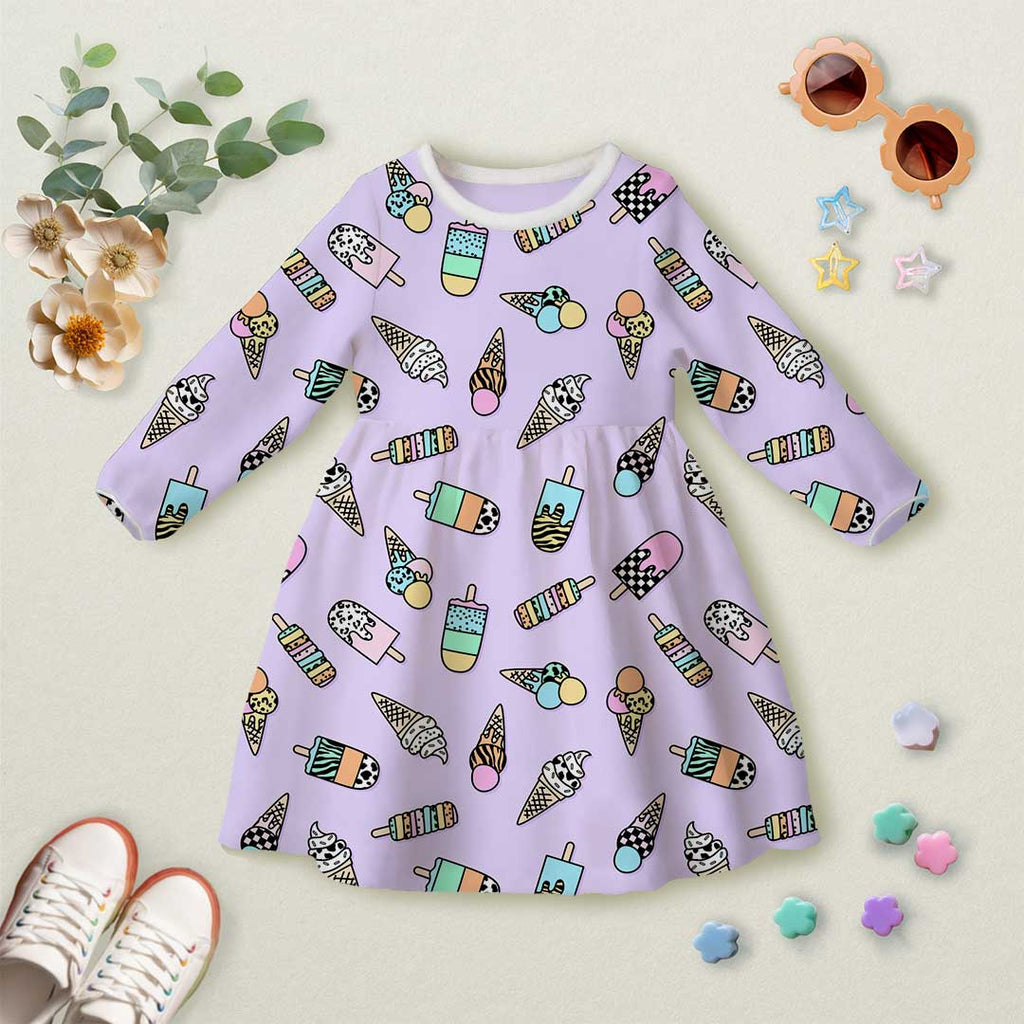 Lilac Ice Cream Fabric