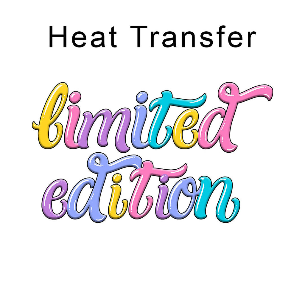Limited Edition Pastel Iron on fabric heat transfer DTF-23