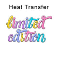 Limited Edition Pastel Iron on fabric heat transfer DTF-23