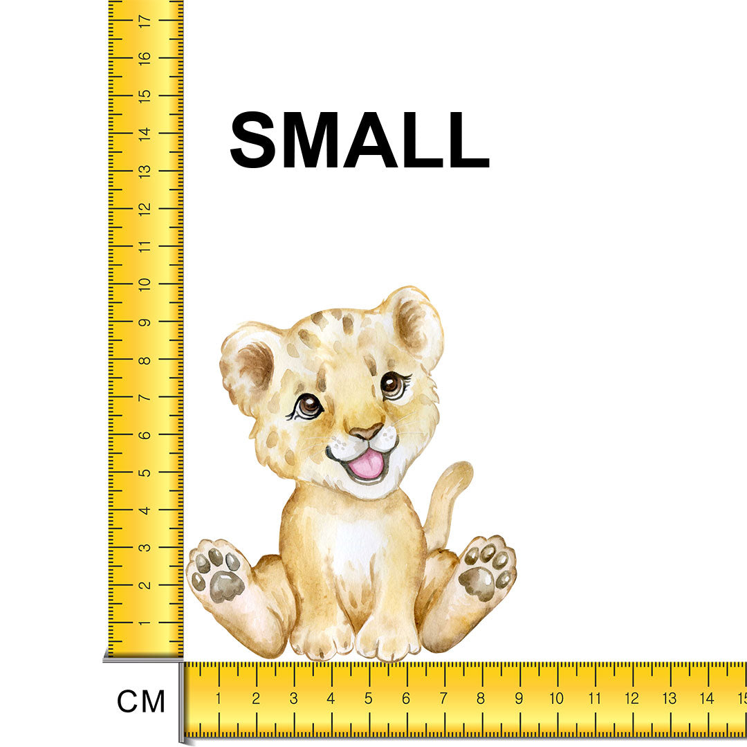 Lion Cub Iron on fabric heat transfer DTF-75