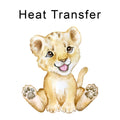 Lion Cub Iron on fabric heat transfer DTF-75