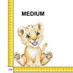 Lion Cub Iron on fabric heat transfer DTF-75