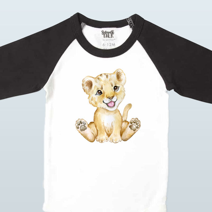 Lion Cub Iron on fabric heat transfer DTF-75