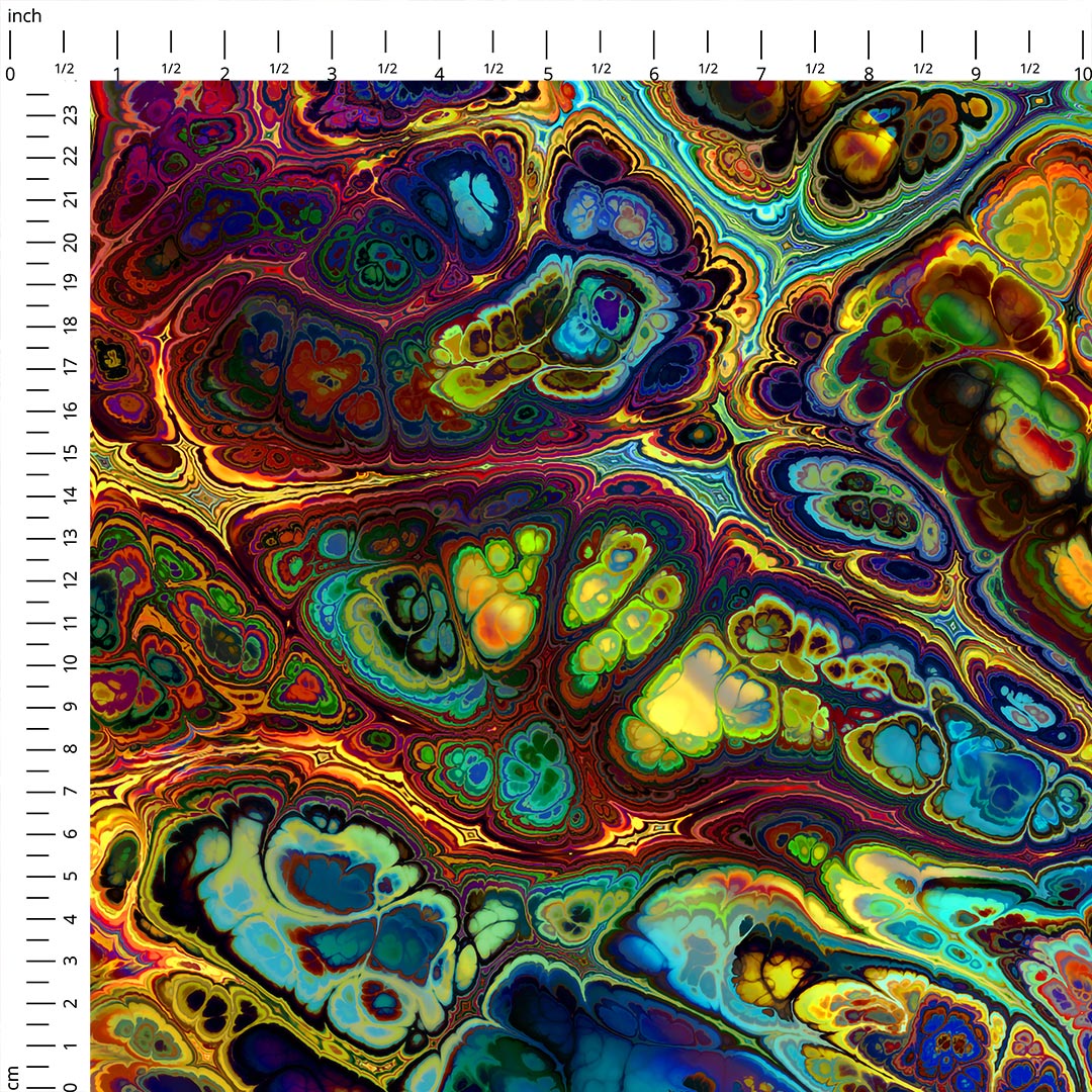 Liquid Abstract Fabric
