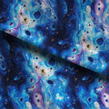 Liquid Blue Ink Fabric