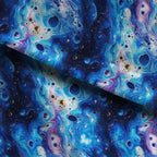 Liquid Blue Ink Fabric