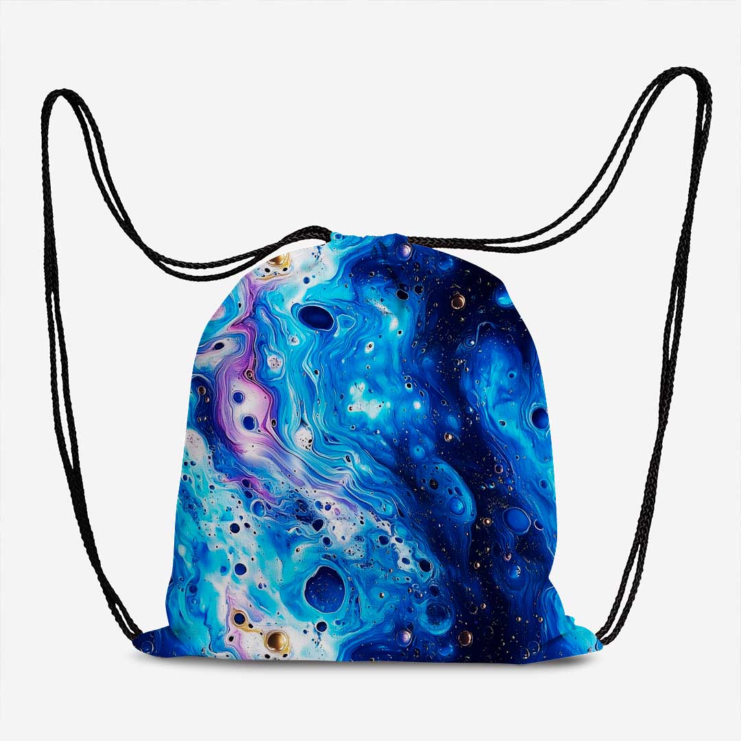 Liquid Blue Ink Fabric
