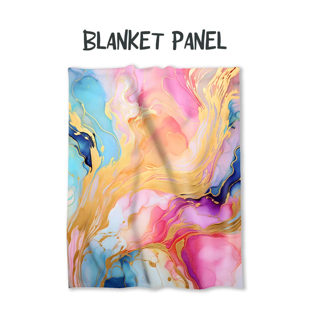 Liquid Paint Fabric Blanket Panel BP-23