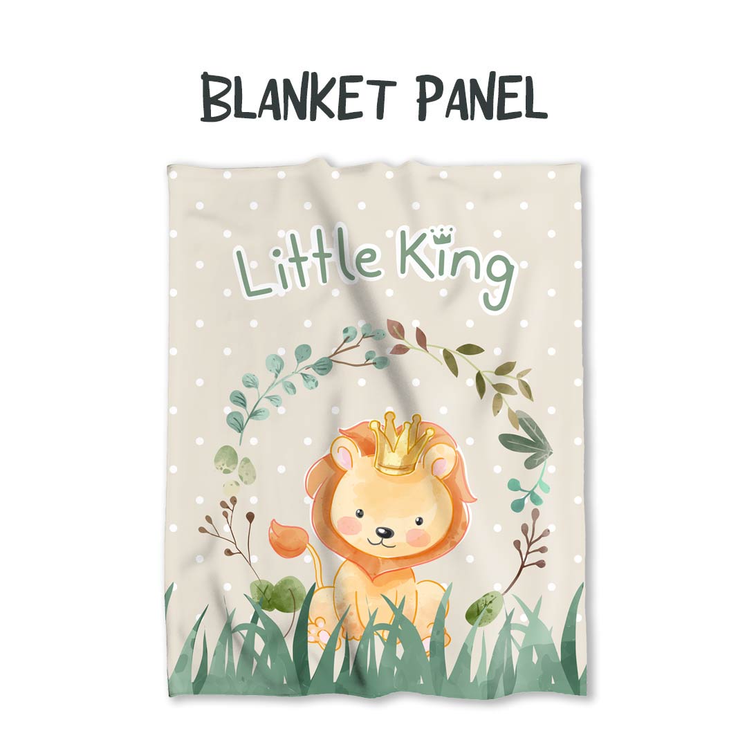 Little Lion King Fabric Blanket Panel BP-17