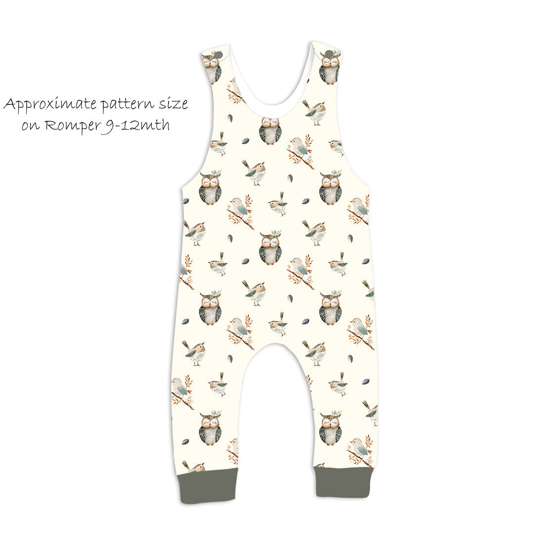Owl and Bird Fabric