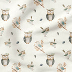 Owl and Bird Fabric