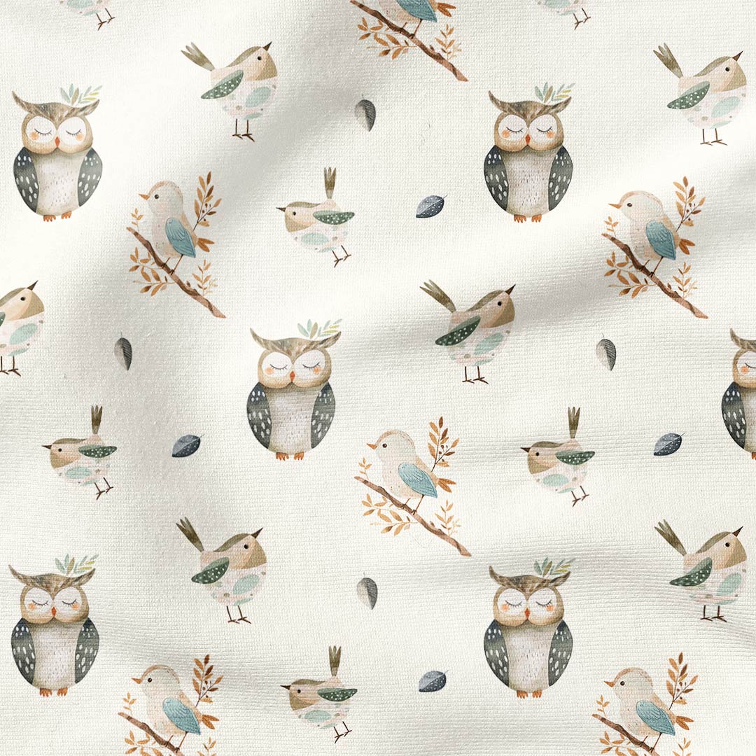 Owl and Bird Fabric