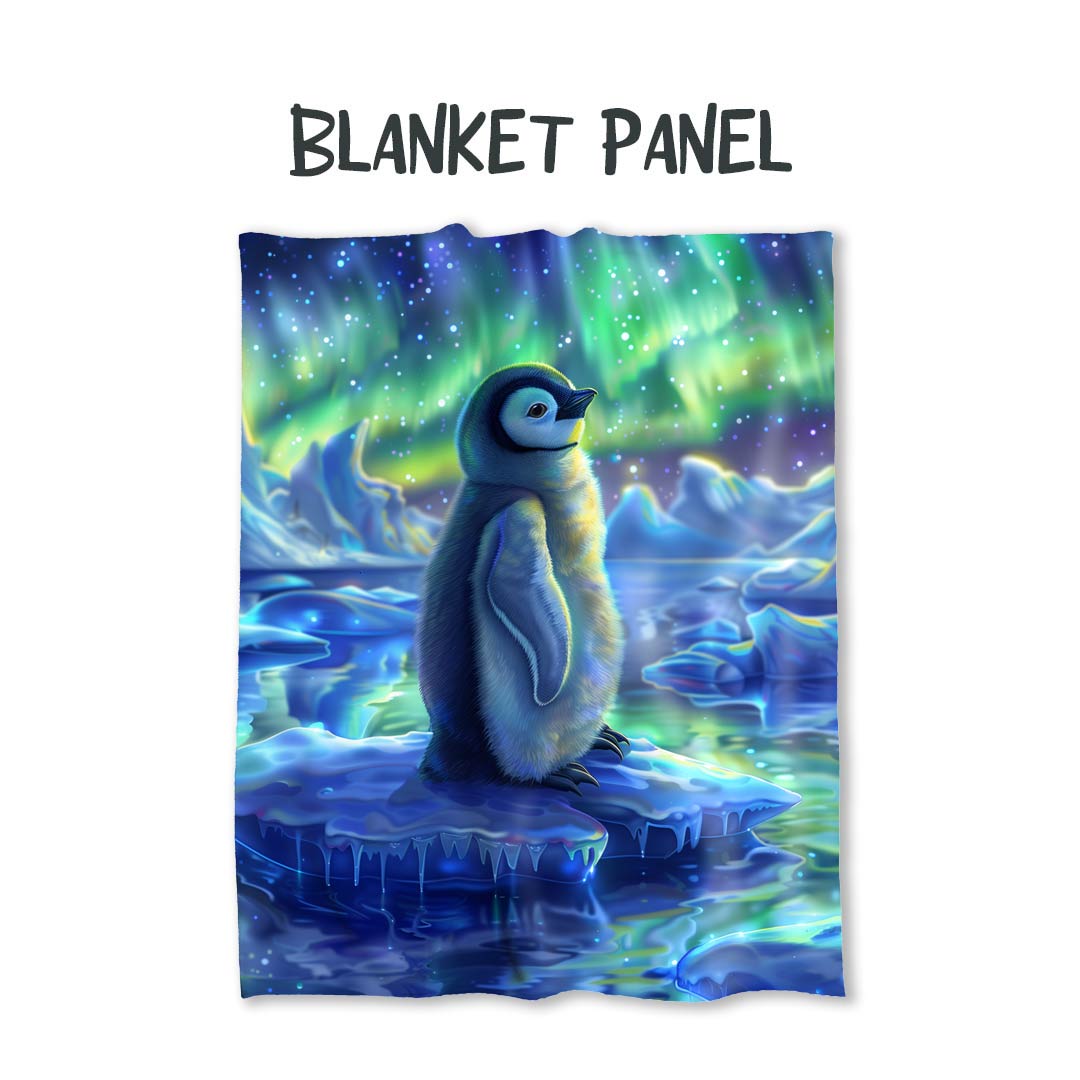 Little Penguin Fabric Blanket Panel BP-46