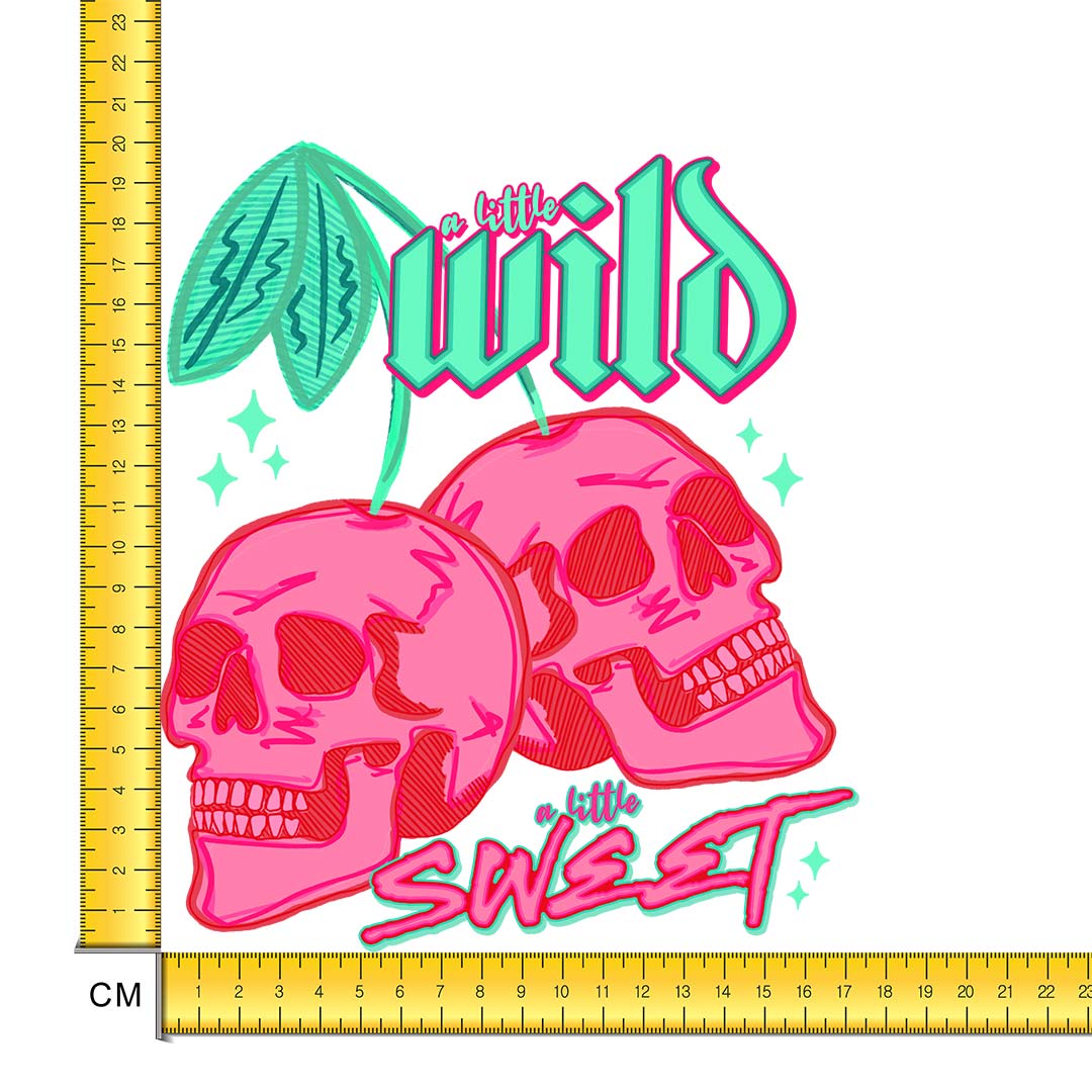 Little Wild Little Sweet Iron on Fabric Heat Transfer DTF-225
