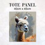 TOTE Llama Beige Fabric Bag Panel TP-150