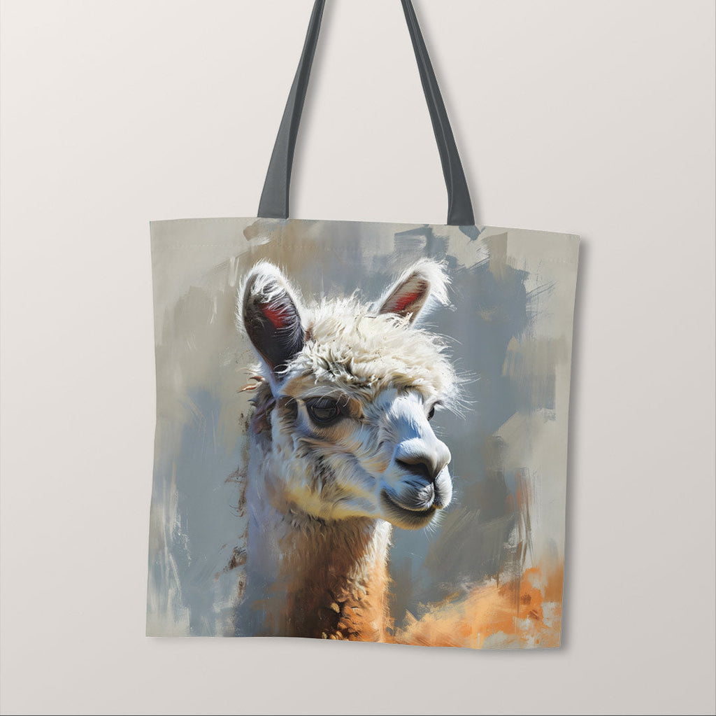 TOTE Llama Beige Fabric Bag Panel TP-150