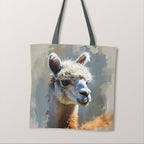 TOTE Llama Beige Fabric Bag Panel TP-150