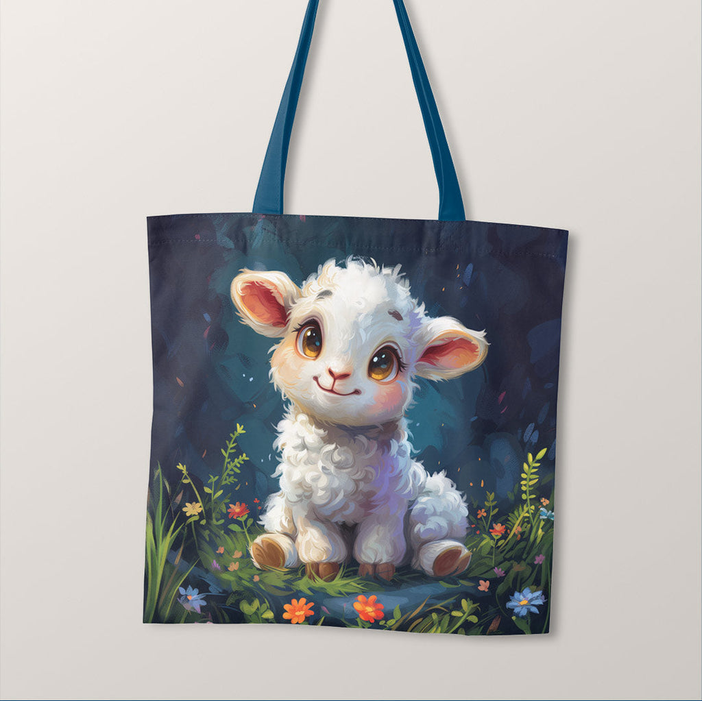 TOTE Fabric Bag Panel Cute Lamb Lola TP-308