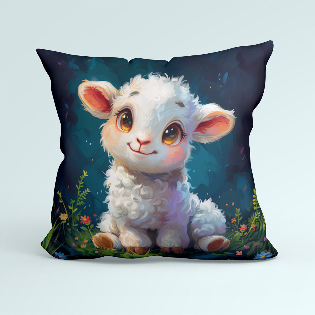 CUSHION Panel Cute Lamb Lola CP-228
