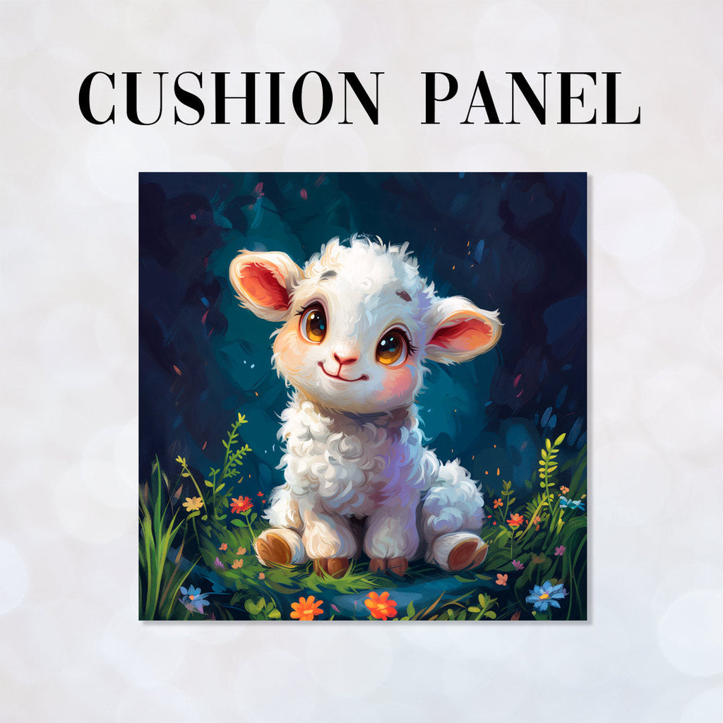 CUSHION Panel Cute Lamb Lola CP-228