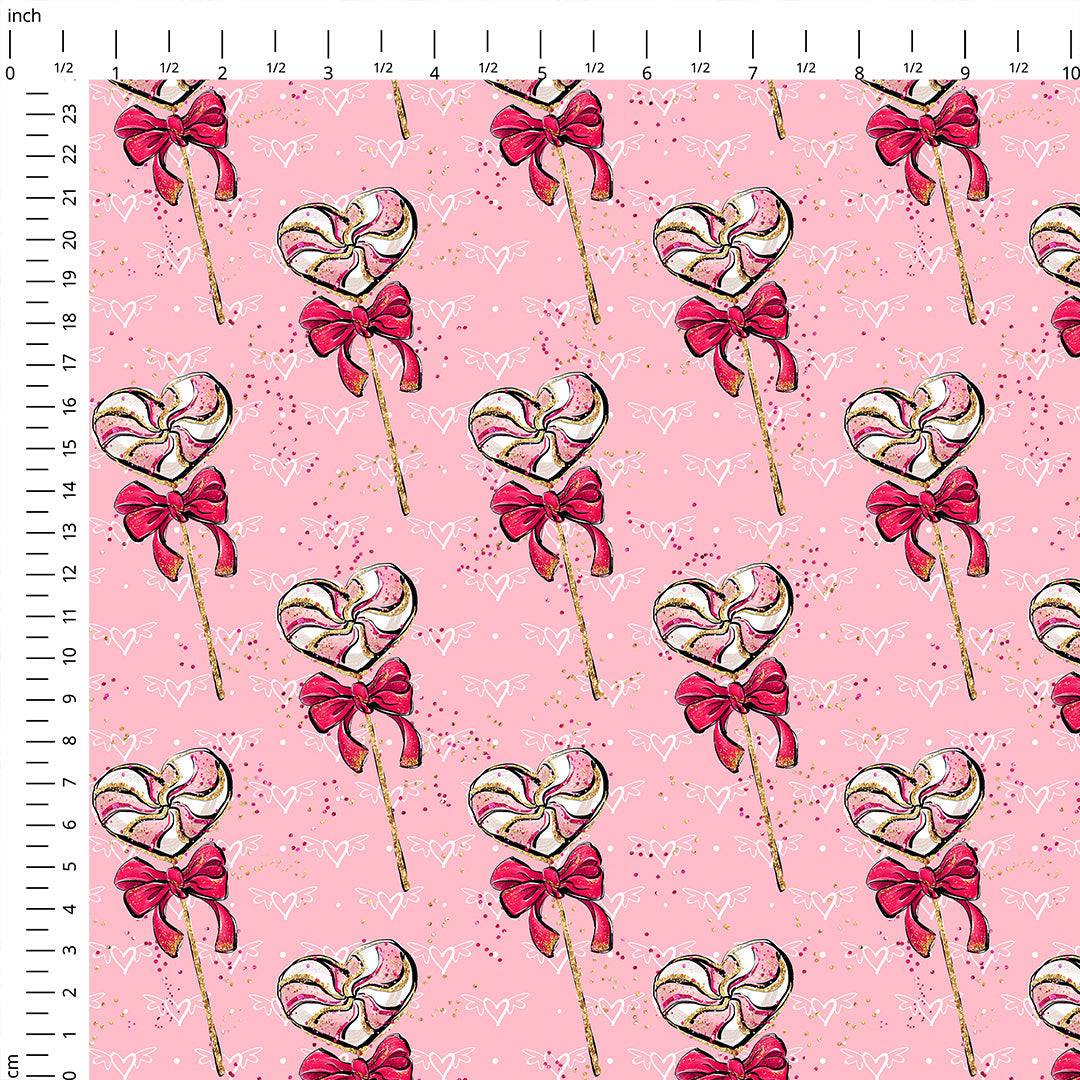 Heart Lollies Fabric