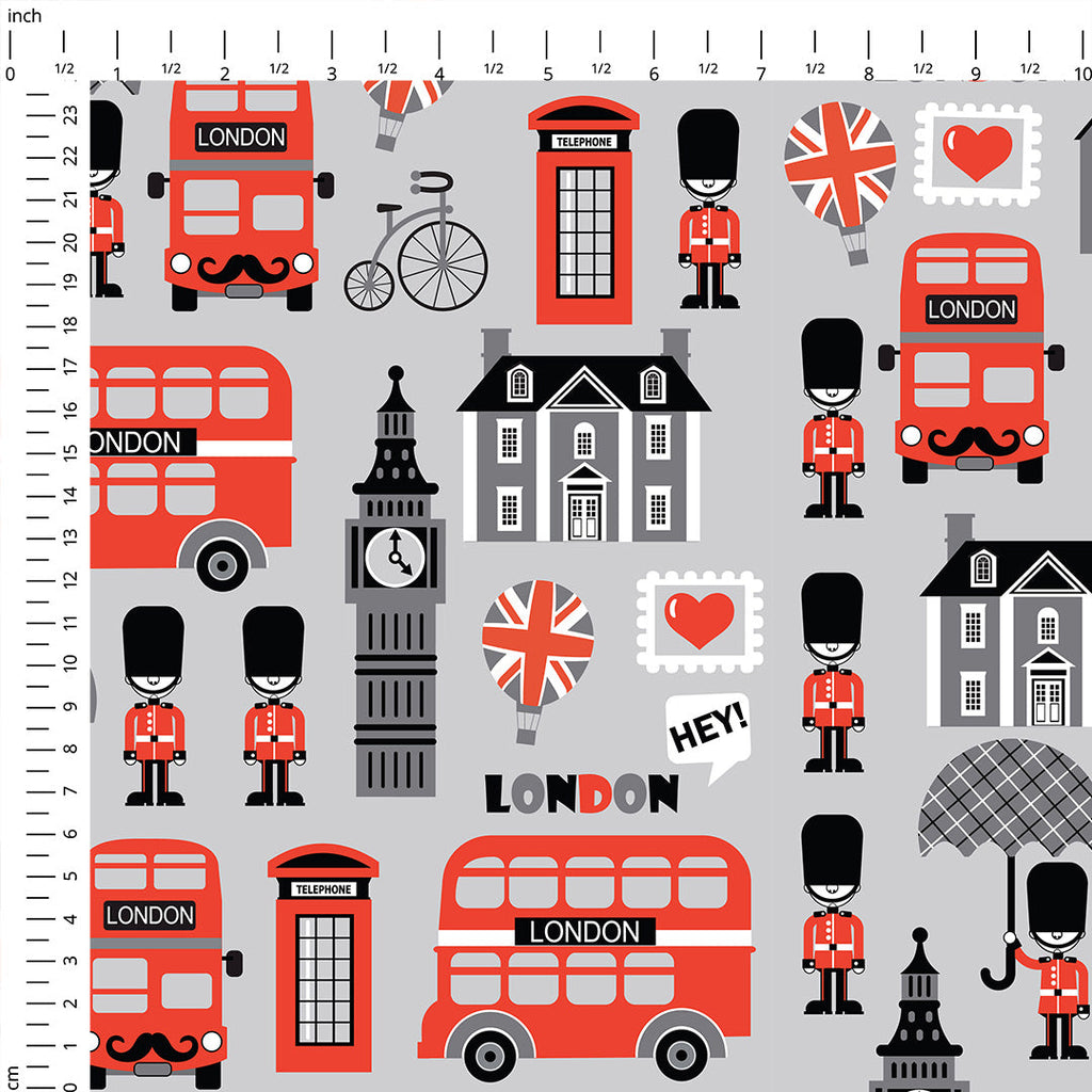 London Grey Fabric