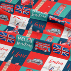 London Patchwork Fabric
