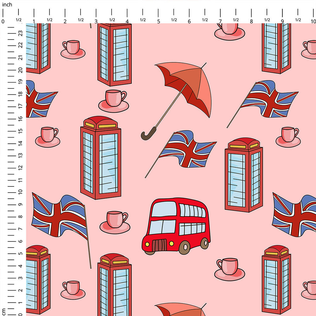 London Pink Fabric