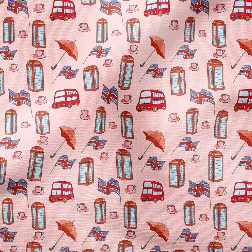 London Pink Fabric