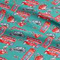 London Teal Fabric