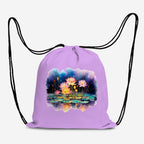 Lotus Garden Iron on Fabric Heat Transfer DTF-180
