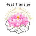 Lotus Iron on Fabric Heat Transfer DTF-199