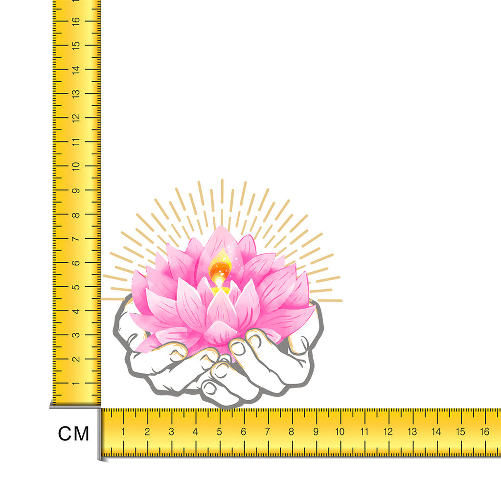 Lotus Iron on Fabric Heat Transfer DTF-199